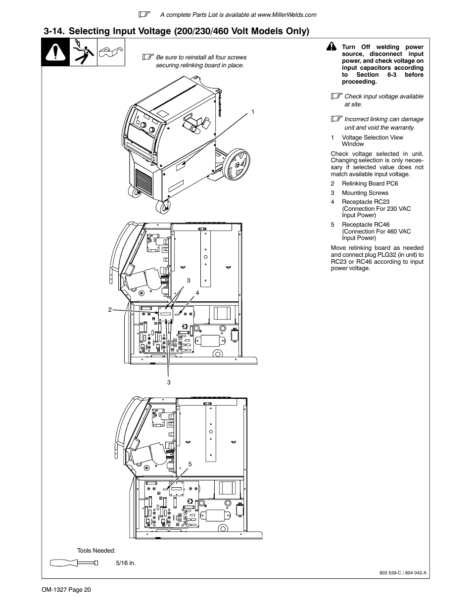 Miller Electric MILLERMATIC 350P User Manual | Page 24 / 56