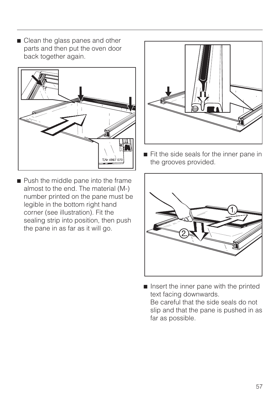 Cleaning And Care Miele H 4150 User Manual Page 57 76