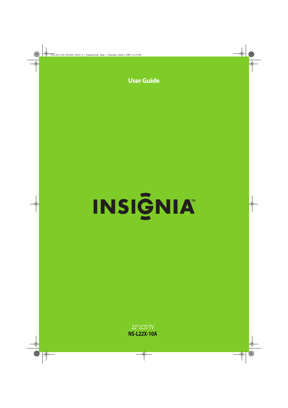 Insignia Tv User Manual