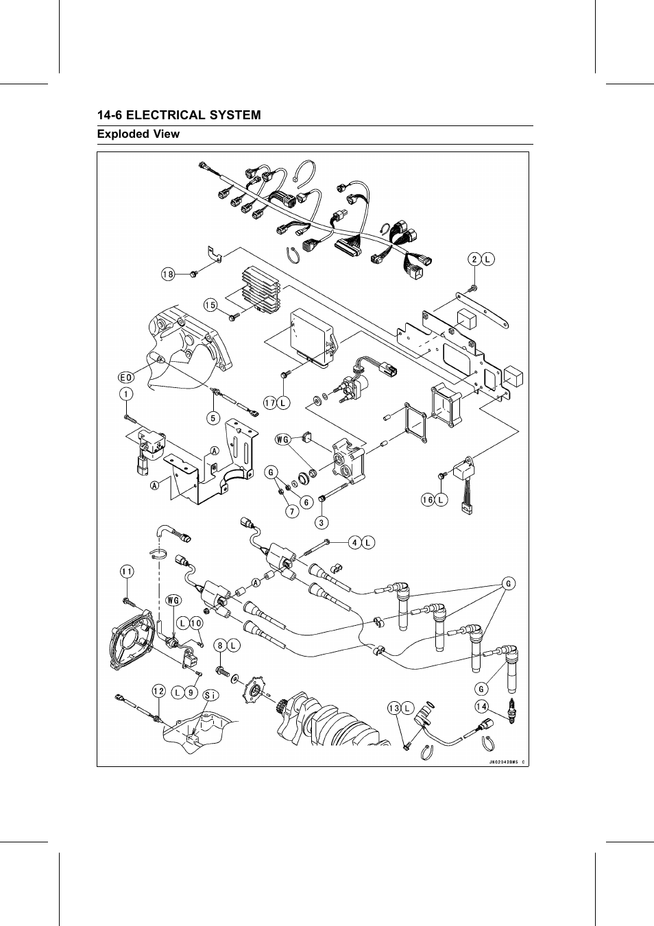 Exploded view | Kawasaki STX-15F User Manual | Page 332 / 438