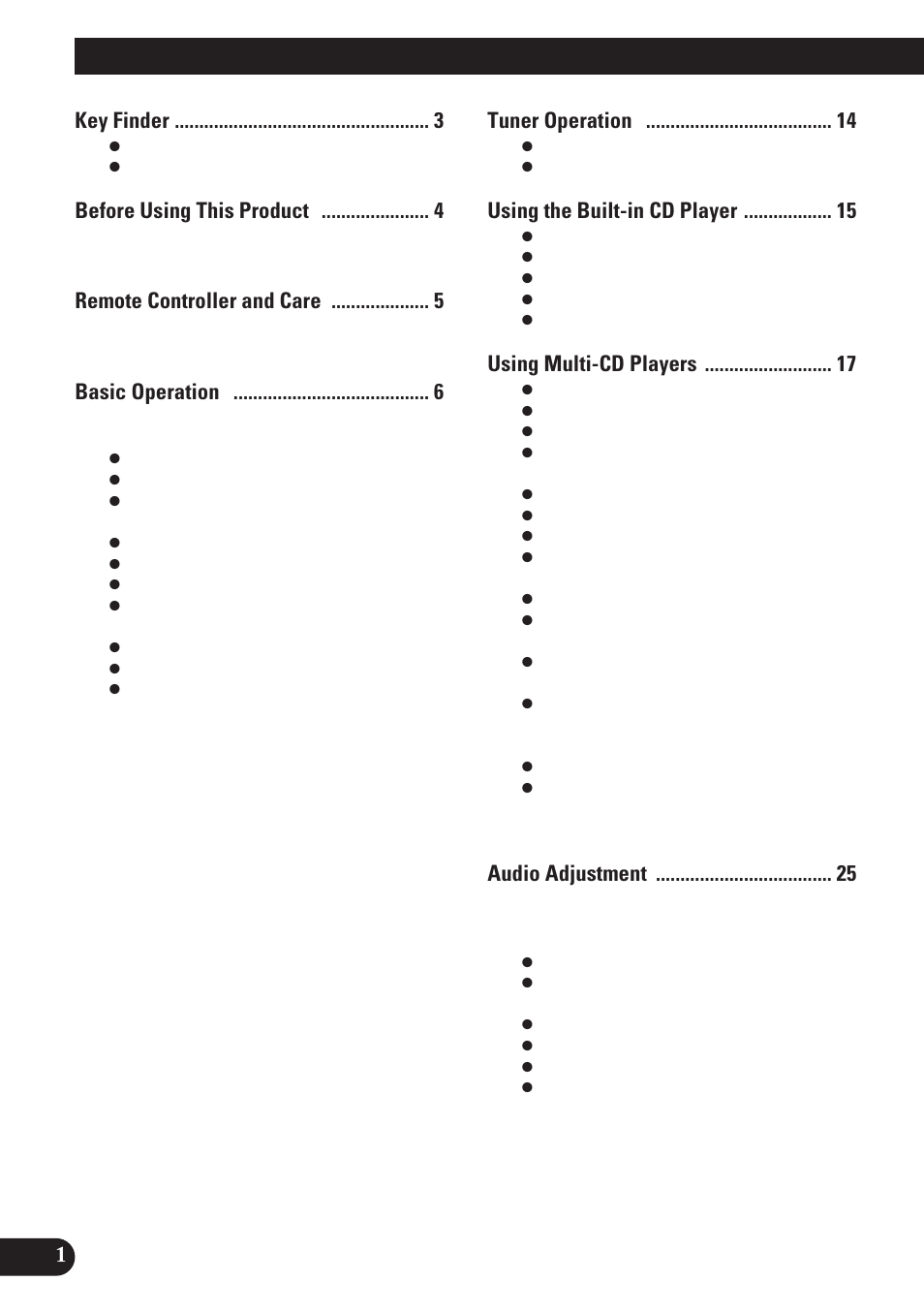 Pioneer DEH-P4150 User Manual | Page 2 / 128