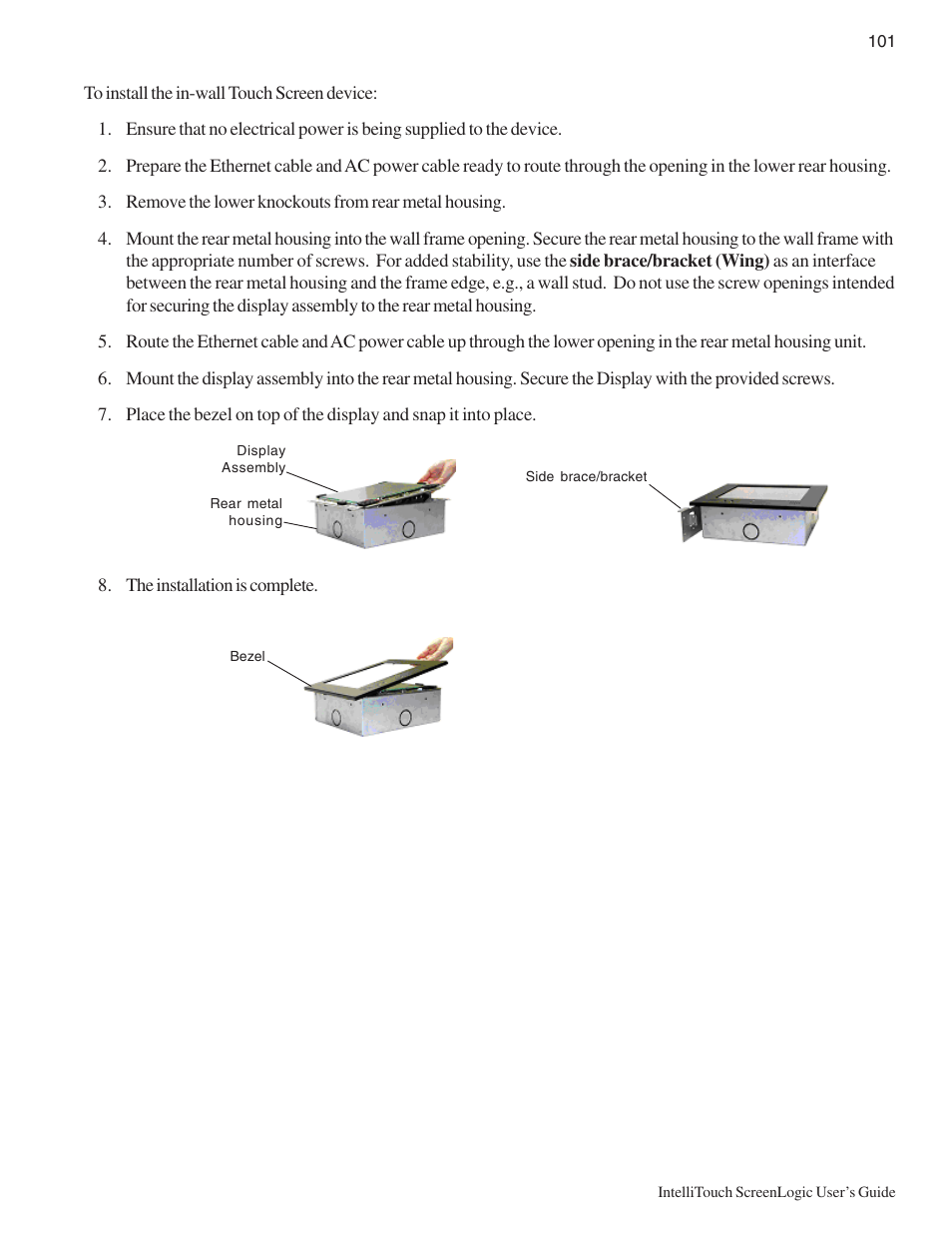 Pentair Intellitouch ScreenLogic User Manual | Page 111 / 116