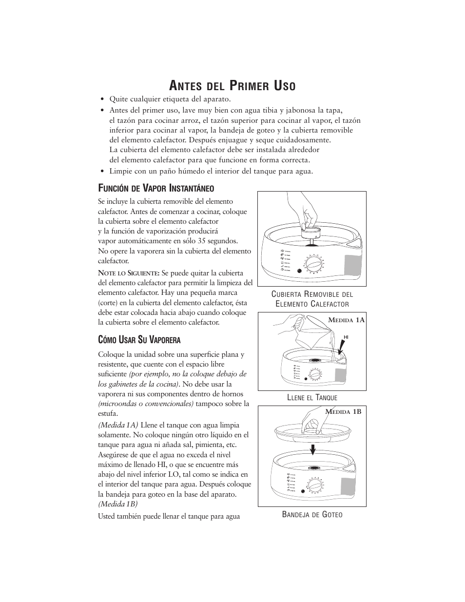 Ntes del, Rimer | Oster 5711 User Manual | Page 14 / 23