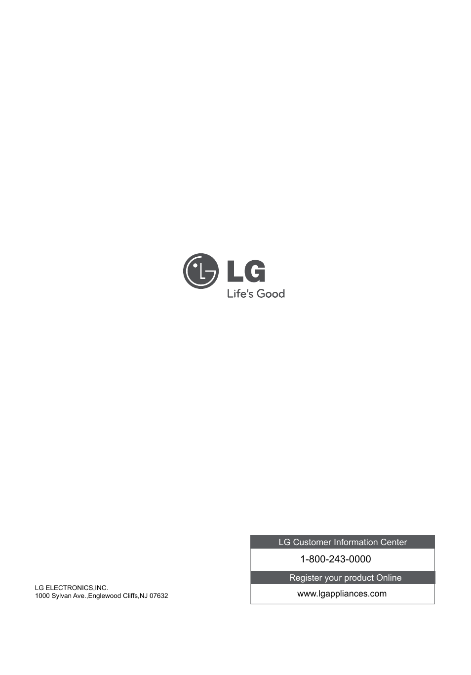 LG LP1013WNR User Manual | Page 26 / 26