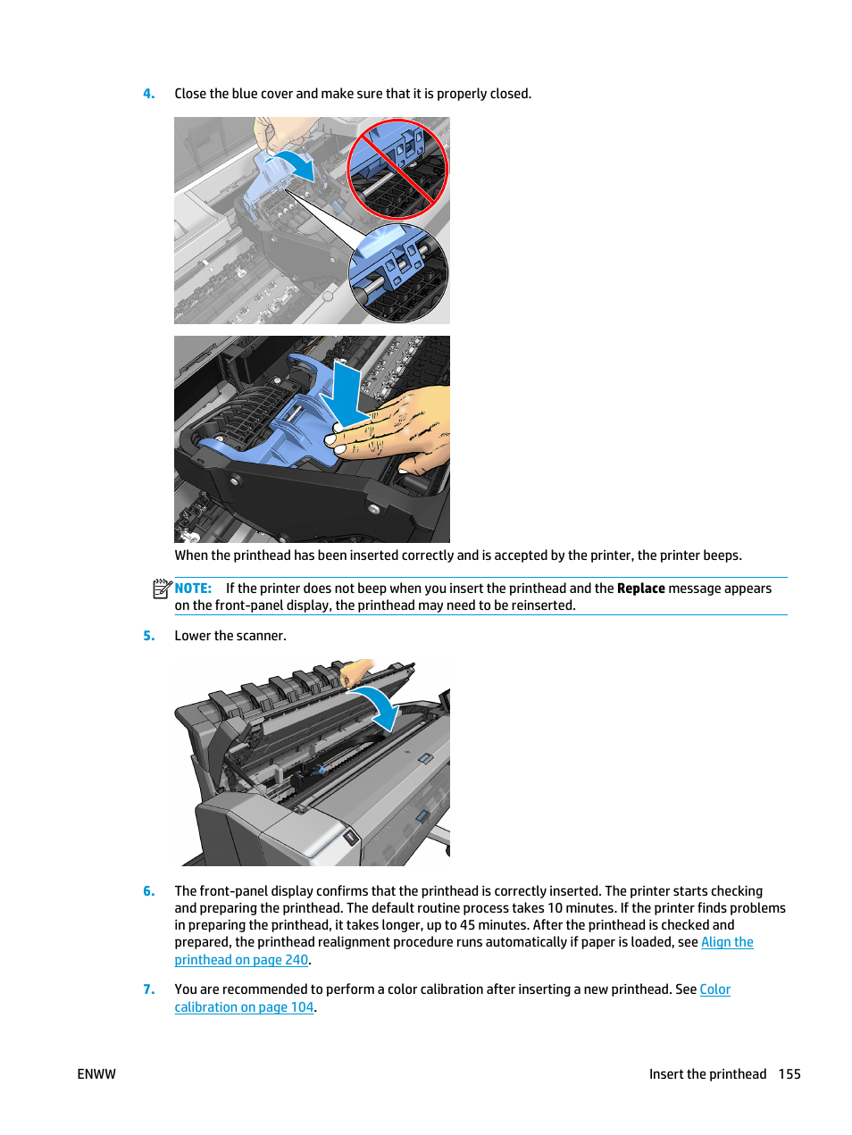 HP Designjet T3500 Production eMFP User Manual | Page 165 / 278