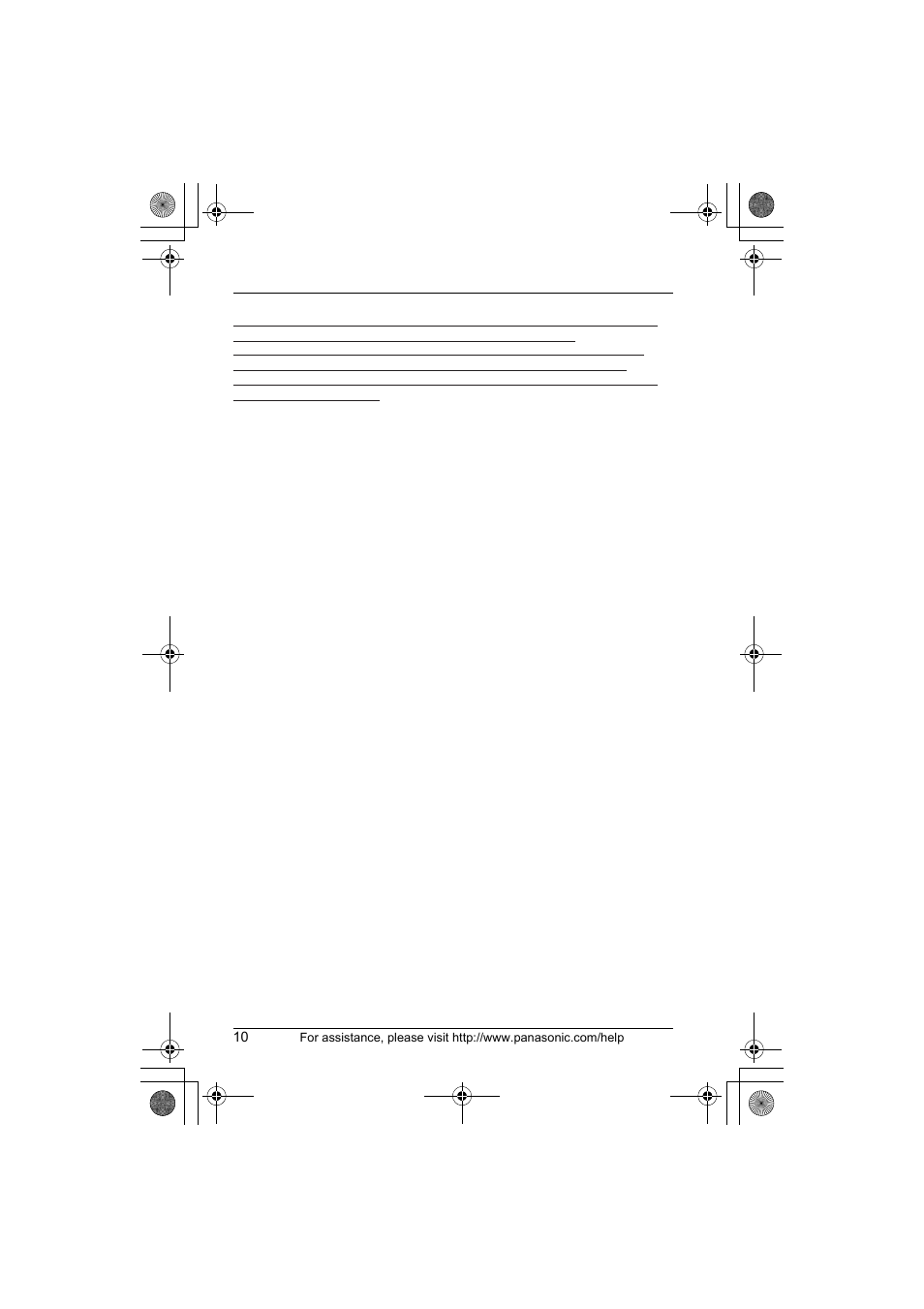 Panasonic KX-TGA101S User Manual | Page 10 / 16