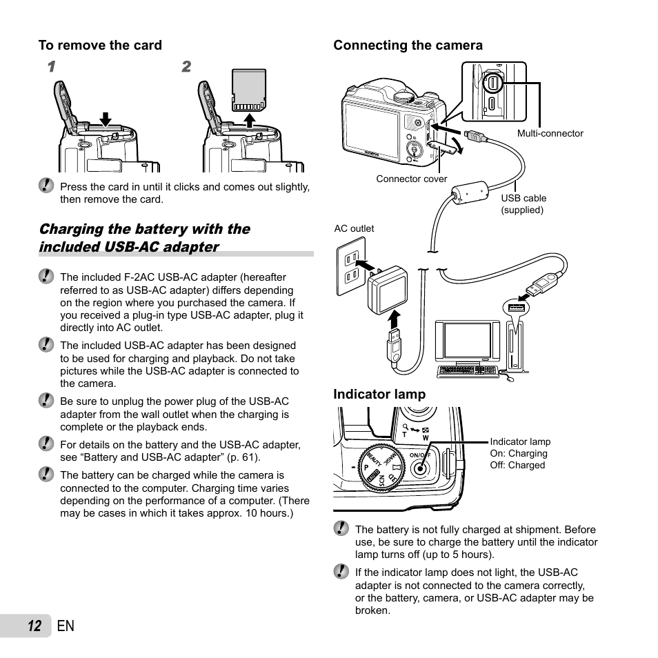 12 en | Olympus SP-720UZ User Manual | Page 12 / 76