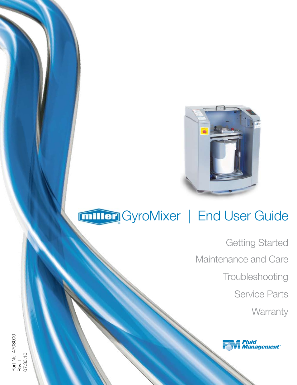 Fluid Management Miller GyroMixer User Manual | 62 pages