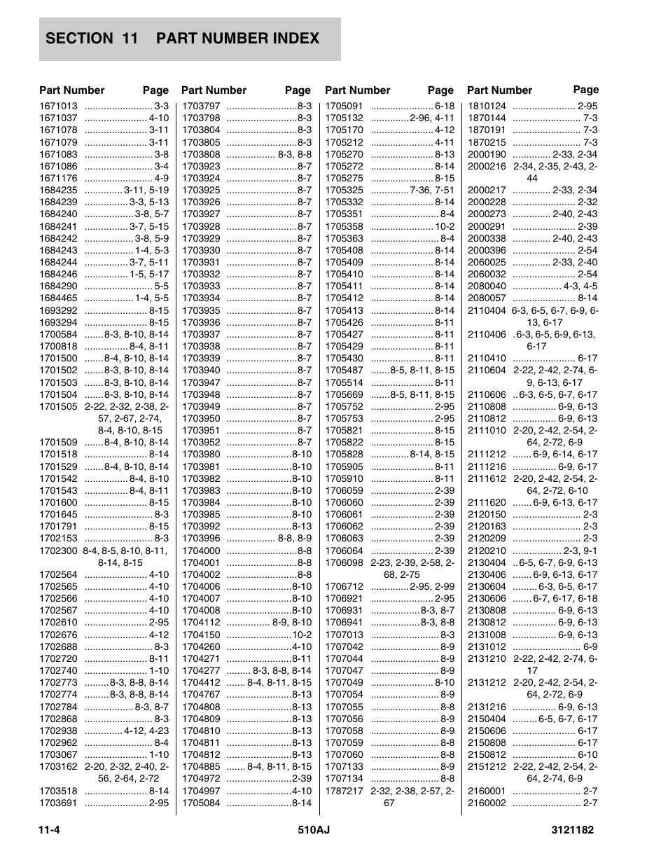 JLG 510AJ Parts Manual User Manual | Page 326 / 336