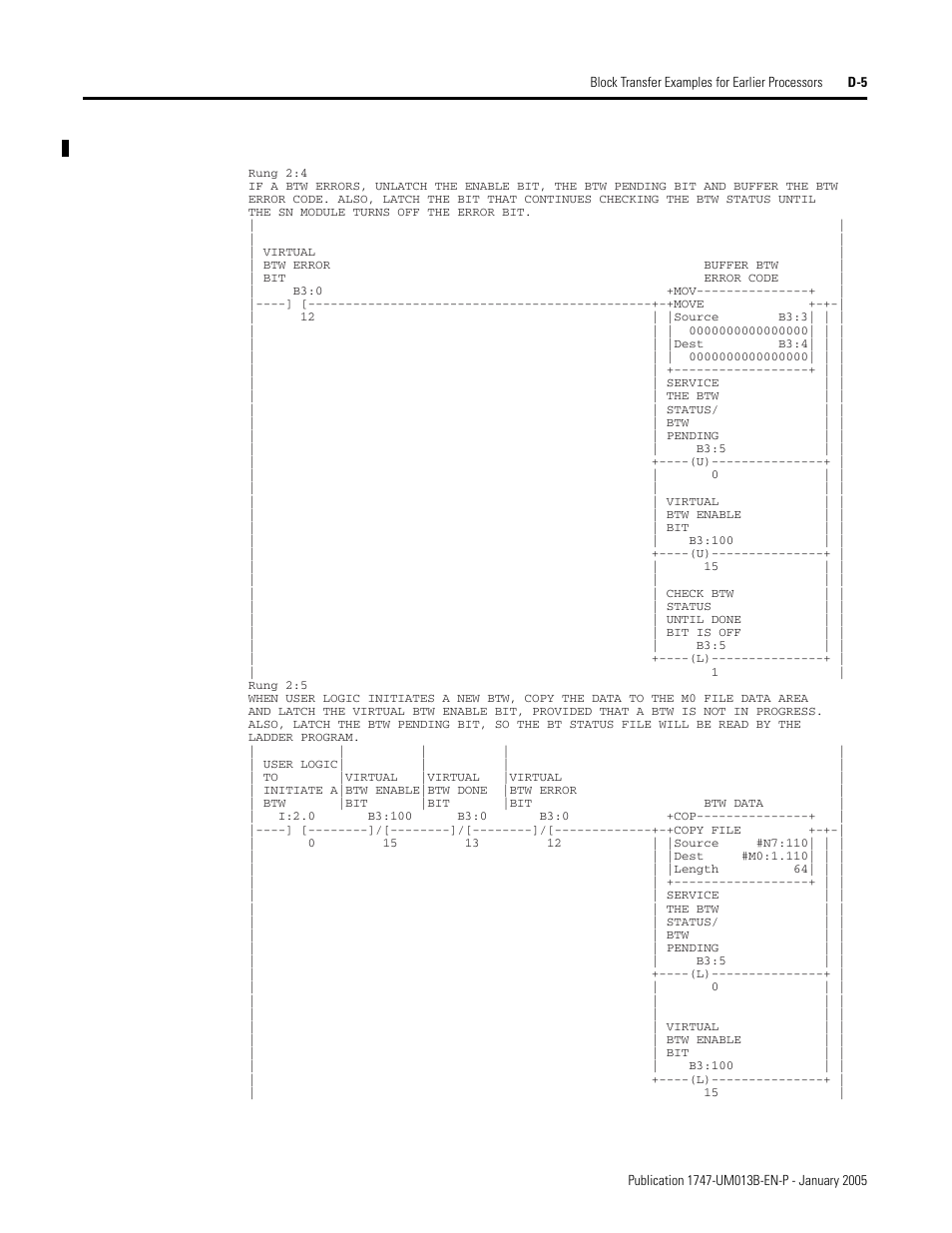 Rockwell Automation 1747-SN Remote I/O Scanner User Manual | Page 133 / 171
