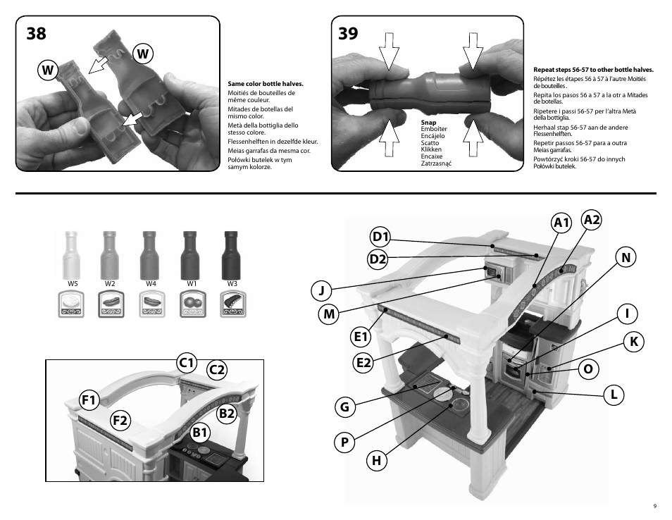 step 2 grand walk in kitchen instructions