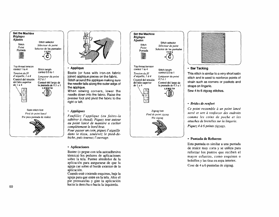 Applique, Aplicaciones, Puntada de refuerzo | Kenmore Sewing Machine