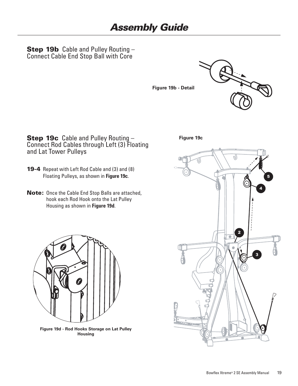 Assembly guide | Bowflex Xtreme 2 SE User Manual | Page 23 / 28