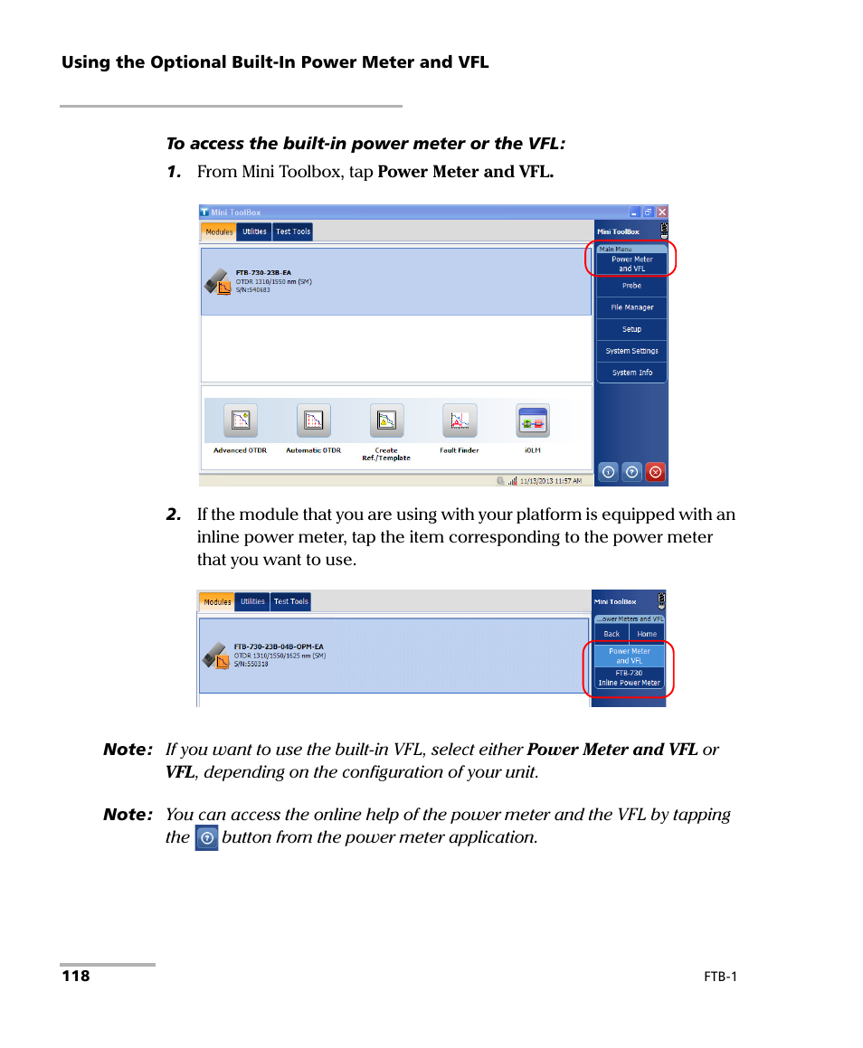 EXFO FTB-1 User Manual | Page 128 / 234