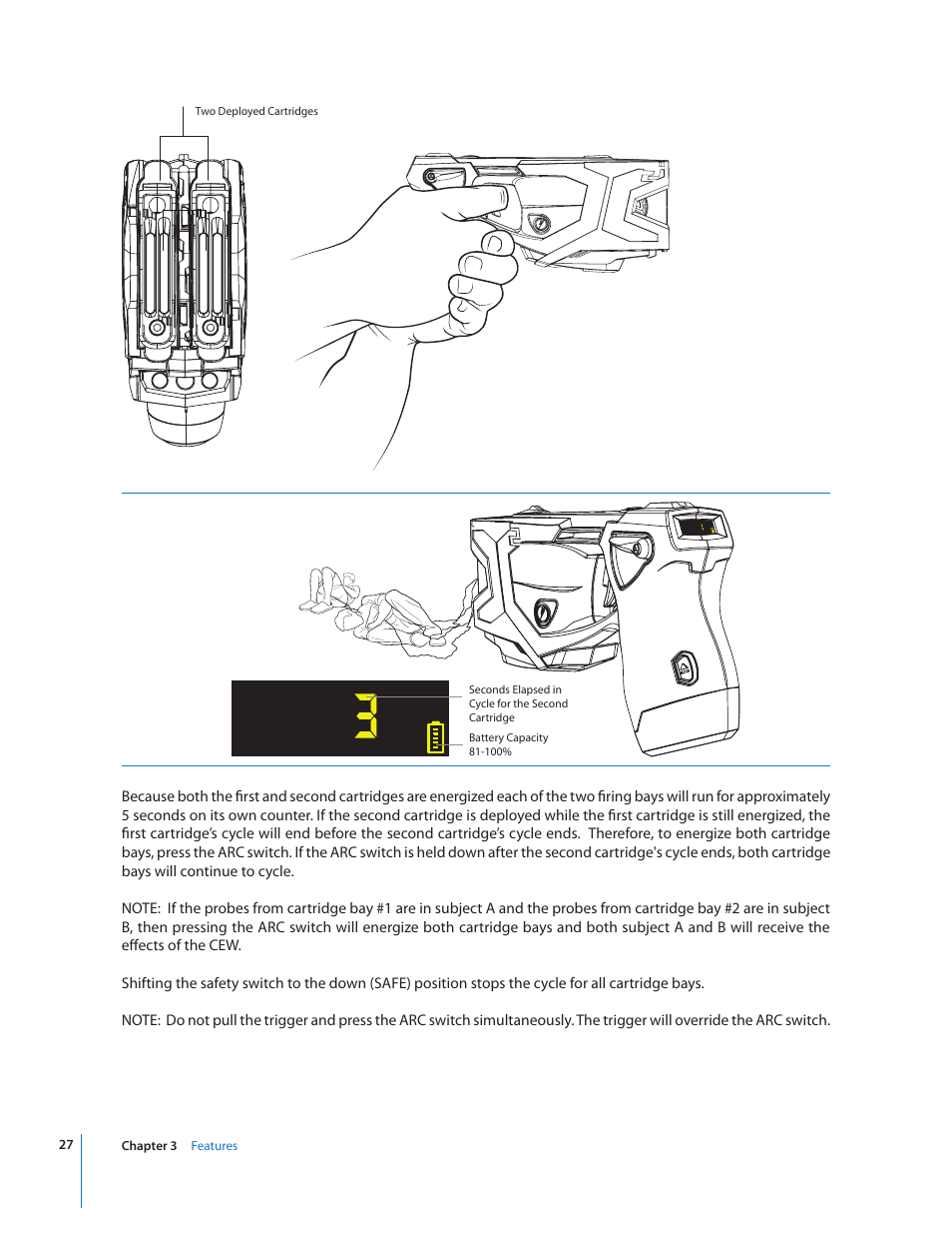 Taser X2 User Manual | Page 27 / 55 | Original mode