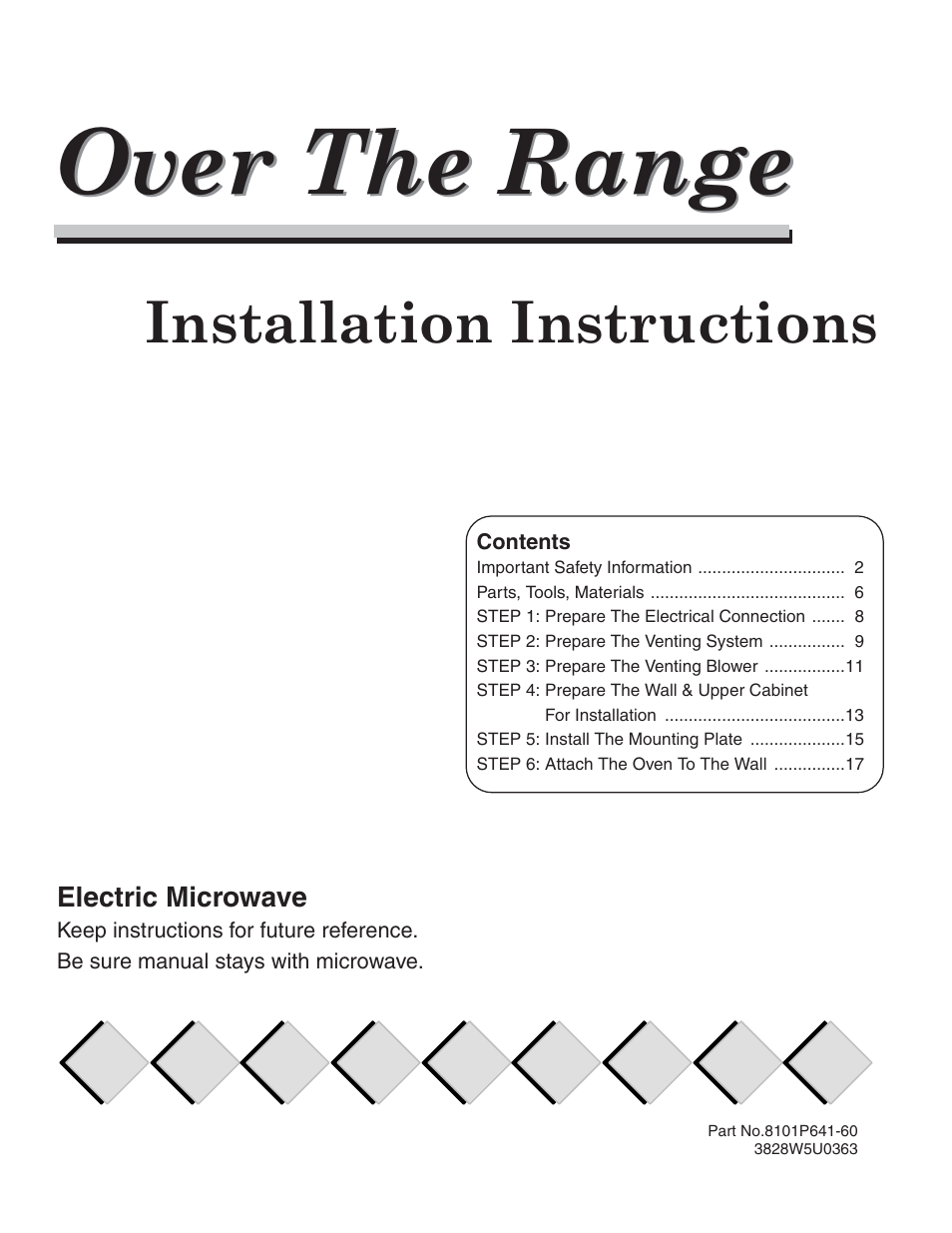 Maytag MMV5207ACQ Installation User Manual | 56 pages | Also for