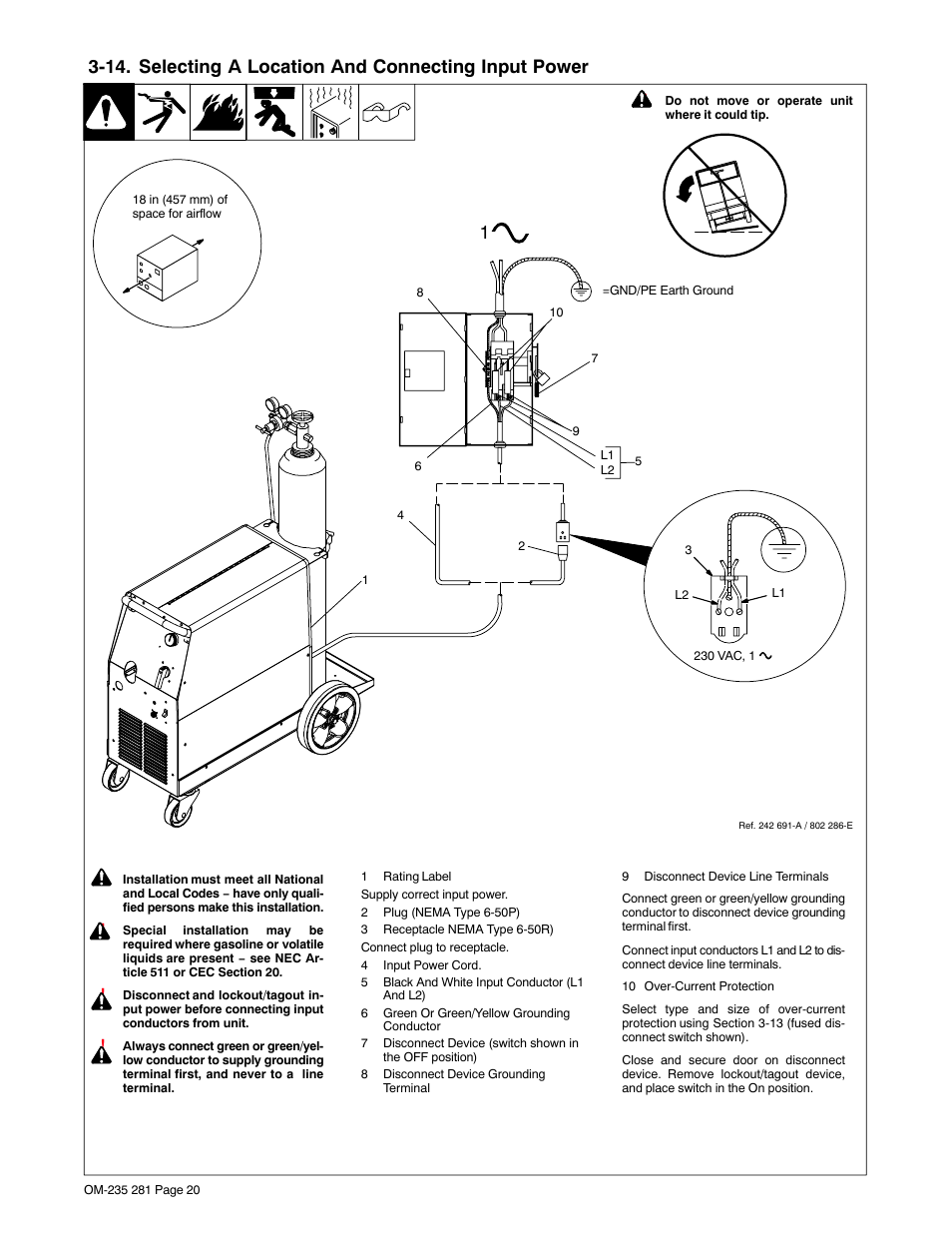 Hobart Welding Products IRONMAN 230 User Manual | Page 24 / 56