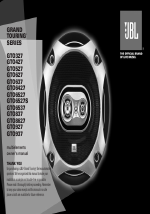JBL GTO927 manuals