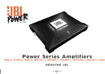 JBL P80.4 manuals