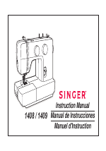 SINGER 1408 User Manual | 62 pages | Also for: 1409 PROMISE Instruction  Manual, 1408 PROMISE Instruction Manual, 1408 Promise, 1409 Promise