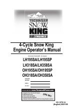 Tecumseh SNOW KING LH318SA manuals