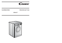 Candy CN 45 T manuals