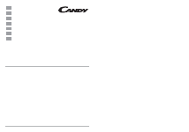 Candy CDS 120 X User Manual | 25 pages