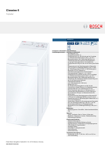 Bosch WOR20155 Classixx 6 Toplader manuals