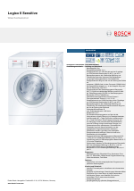 Bosch WAS284SENS Logixx 8 Sensitive Waschvollautomat manuals