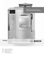 Pdf Download | Bosch TES50251DE VeroCafe Kaffeevollautomat silber User  Manual (90 pages)