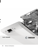 Bosch SMS50E98EU Lave-vaisselle 60 cm Pose-libre - Silver inox manuals