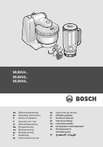 Bosch MUM48CR1 KITCHEN MACHINE 600W BLANC CHROME Couleur blanc CHR manuals