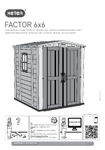 Pdf Download | Keter Factor 6x6 User Manual (15 pages)
