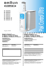 Braun D9022 Plak Control Ultra User Manual | 19 pages | Also for:  D9025-4713 Plak Control Ultra, D9522 Plak Control Ultra, D9525-4713 Plak  Control Ultra, D9542 Plak Control Ultra, D9545 Plak Control Ultra