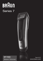 Pdf Download | Braun BT 7050 Beard trimmer Series 7 User Manual (64 pages)