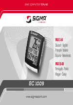 SIGMA BC 1009 User Manual | 92 pages