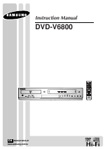 Samsung DVD-V6800-XAC manuals