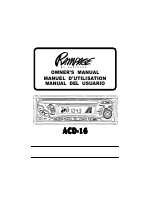 Audiovox Rampage ACD16