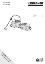 Karcher PUZZI 100 CA manuals