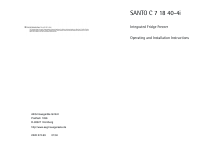 Pdf Download | AEG SANTO C 7 18 40-4I User Manual (14 pages)