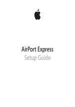 Apple AirPort Express 802.11n (2nd Generation) User Manual | 32 pages