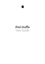 Apple iPod shuffle (4th generation) manuals