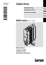 Lenze E82EV 8200 vector 0.25kW-2.2kW manuals