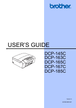 Brother DCP-165C User Manual | 111 pages | Also for: DCP-145C