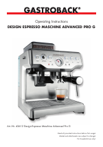 Pdf Download | Gastroback 42612 Design Espresso Machine Advanced Pro G User  Manual (38 pages)