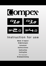 Compex SP2.0 manuals