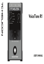 TC-Helicon VoiceTone R1 Manual User Manual | 12 pages
