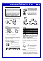 Casio 4734 User Manual | 5 pages | Also for: 4735