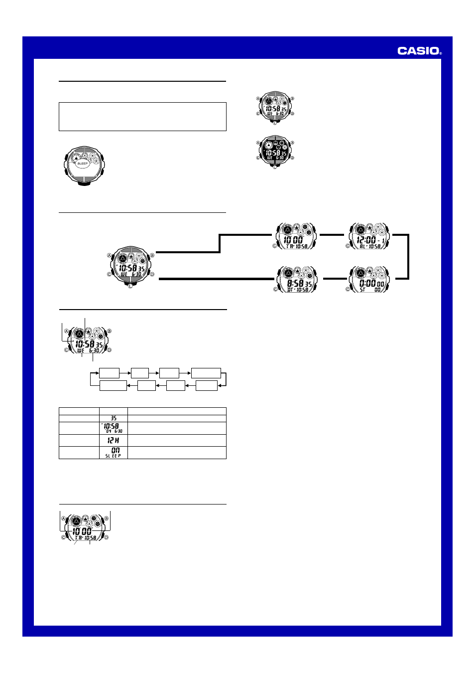 G-Shock G-7302RL-1A User Manual | 4 pages | Also for: 2895, GL-7210RF-5,  2816, GL-220-1, 2836, GL-250TC-1JR, GL-7200-1JR, GL-7200SR-7, GL-190-3B,  2662, G-2800-1, 2534, 2654, G-2800BC-1, G-2800EV-8, G-2800K-2JR,  G-2800RE-3, G-2801BC-1, G-2800GH-8, 2597 ...