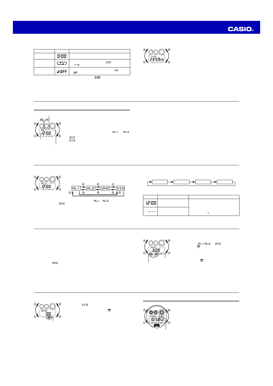 Operation guide 3420 | G-Shock GD-X6930E-9 User Manual | Page 3 / 5